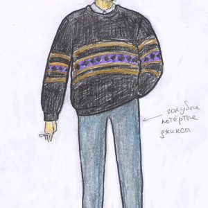 эскиз косютма