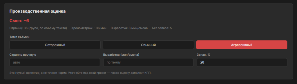 Производственная оценка RebelShot